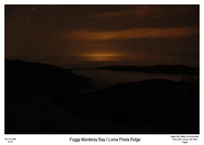 Foggy Monterey Bay