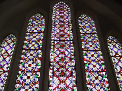 stainglass in a church