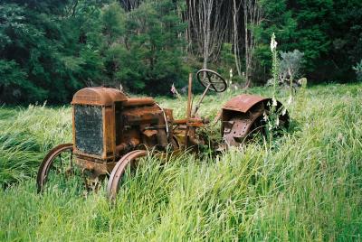 Old Tractor along the track