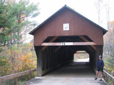 The Blow Me Down mill bridge