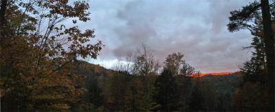 Early AM-Fall in Vermont-panorama