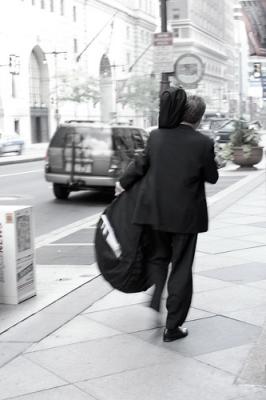 * Cellist Going to Work