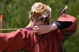 Image that all archers wore foxes as hats *