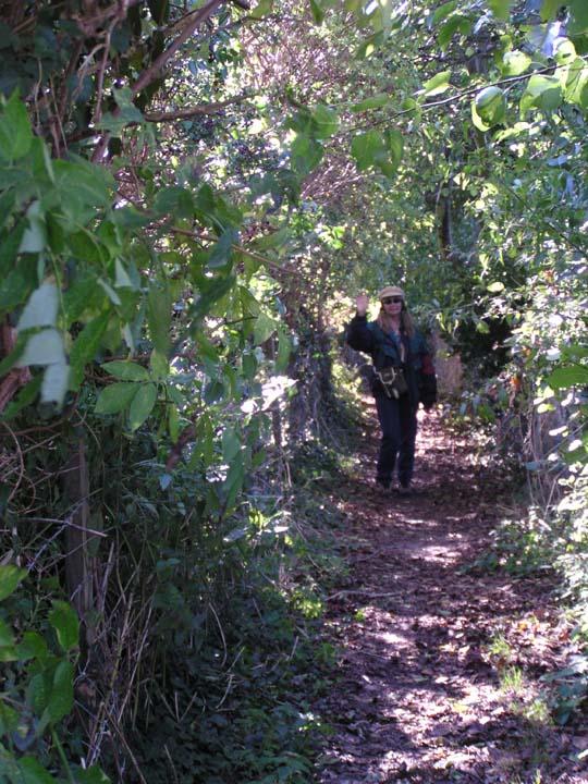 Hiking to Worth for the Pumpkin Festival, October 5