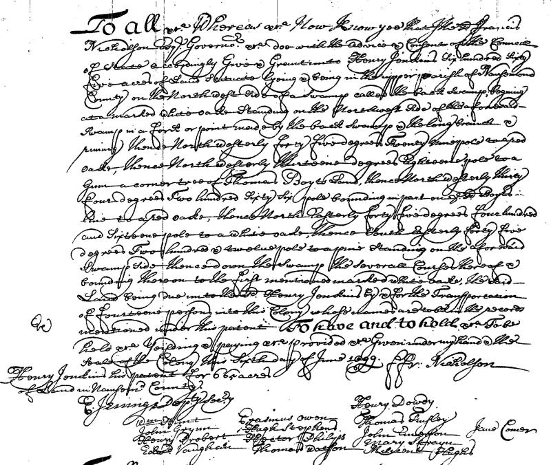 Jenkins and Thomas Boyt 1699