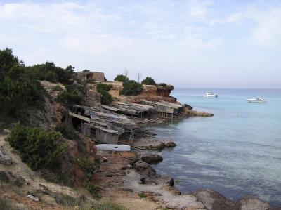 Cala Saona Boatsheds