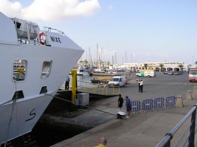 Ferry Nixe at La Savina Ramp