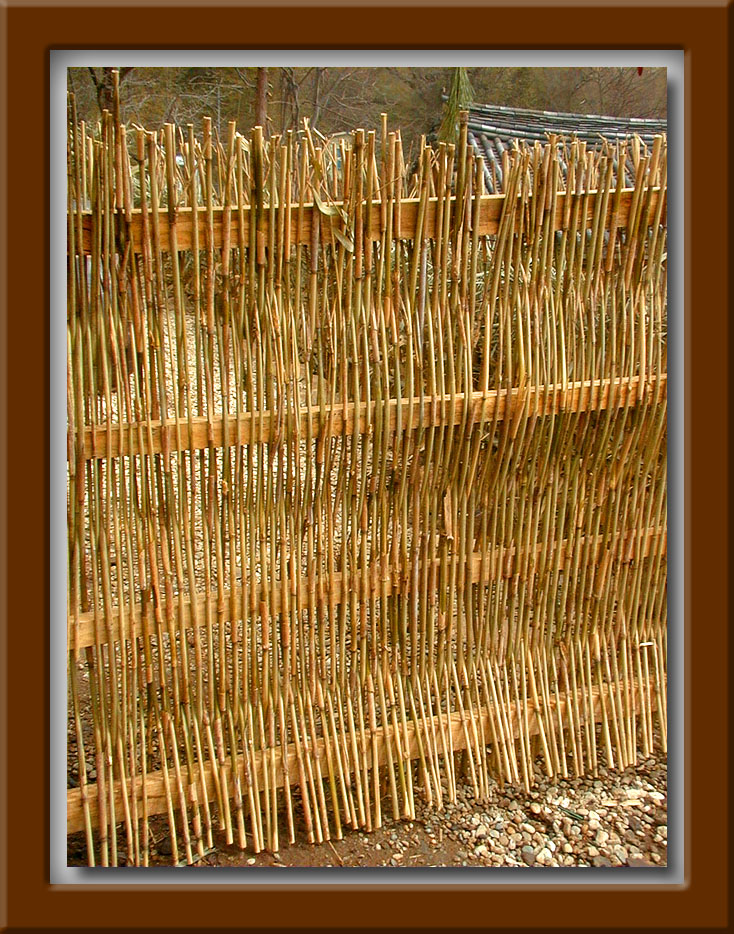 Woven Bamboo Gate