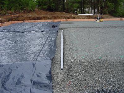 Conduit under the slab for future use