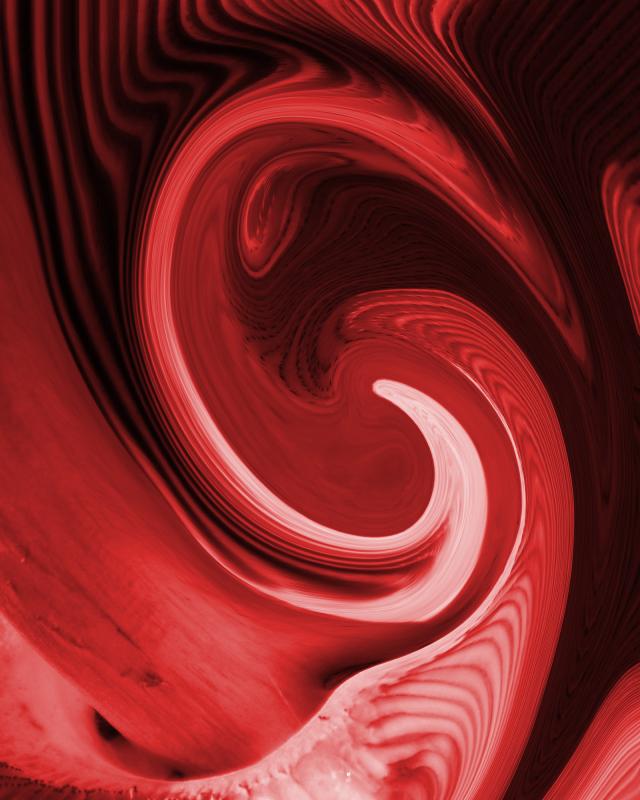 My Inner Shroom Liquified (Inverted) and Colorized