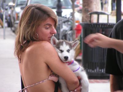 Key West girl with dog.JPG