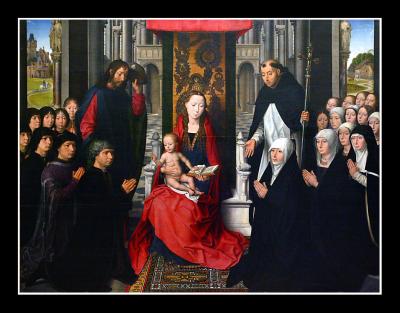 La Vierge et l' Enfant (1435) par Hans MEMLING