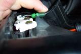 Disconnect the lock cable