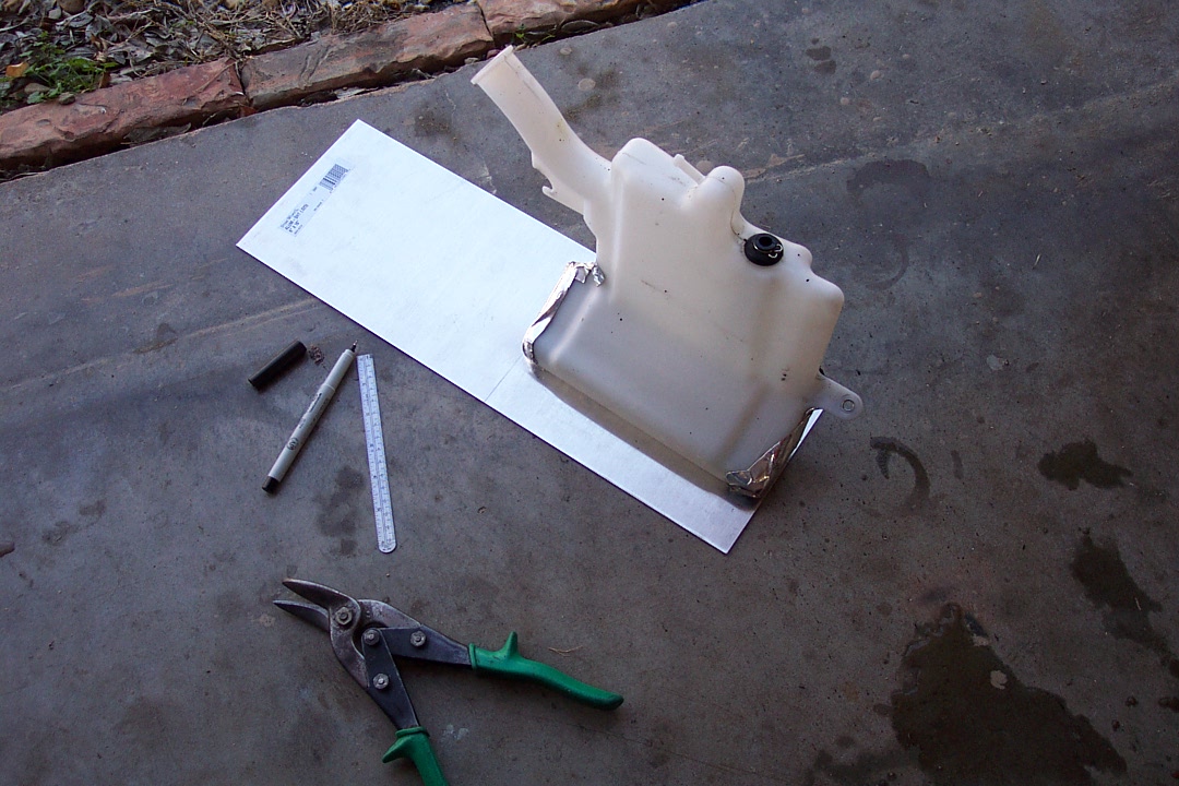 Size and cut the sheild to fit