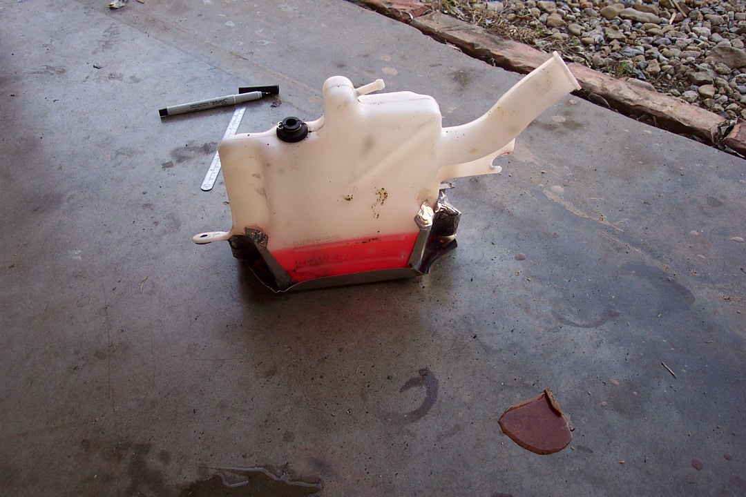 And refilled with new coolant