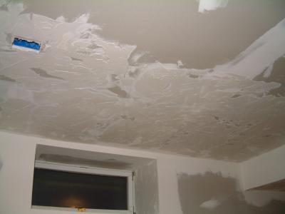Started on ceiling