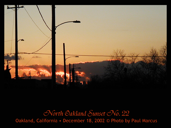 North Oakland Sunset #22
