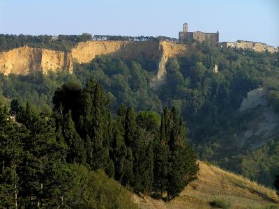 Le Balze, Erdrutsch am Rand von Volterra