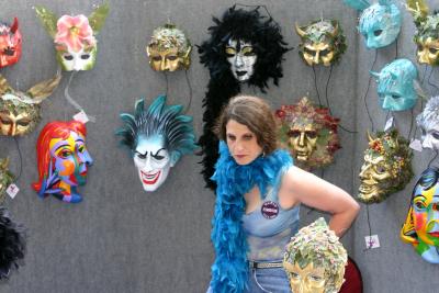 Masks for Sale at the Art Fair