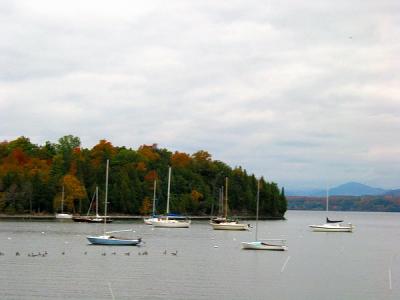 Autumn in Lake Champlain