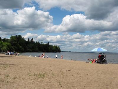 Beach Lake Champlain