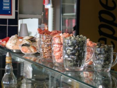 the fresh sea food
