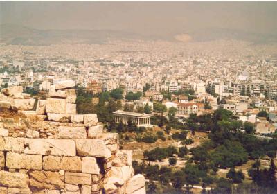 Agora, seen from Acropolis