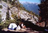 Our campsite along the High Sierra trail