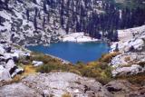 On the High Sierra Trail above Hamilton Lake