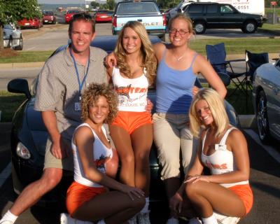Hooters Girls with me and Abby