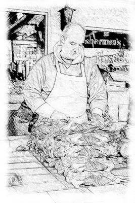 Crab Wacker - black & white