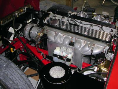 1970 SII E-Type FHC engine shot