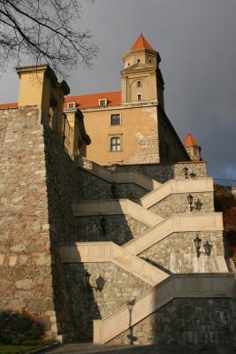 steps to Bratislava Castle