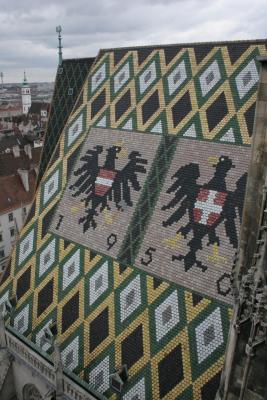 nice roof of the Stephandsdom Church!