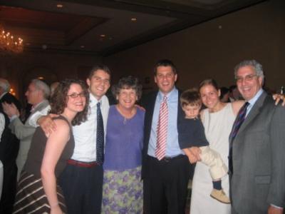 Weinberger Family at recent wedding party