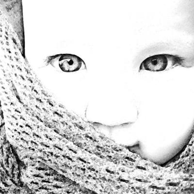 Snuggles in Black and White