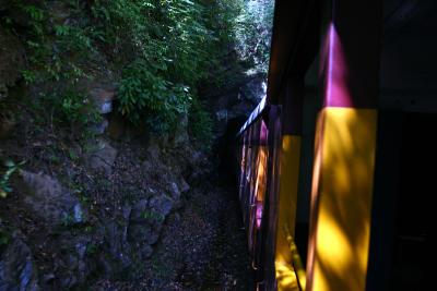 Leaving a tunnel