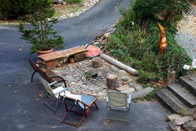 The fire pit