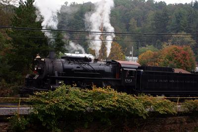 Engine arriving the next morning