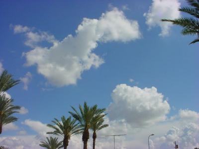 55. cloud on the way as i walk around to west side of building