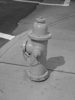 beautiful multicolored  psychedelic kaleidoscopic  yellow fire hydrant