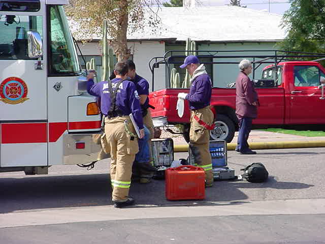 Mesa paramedics and Jon Fife