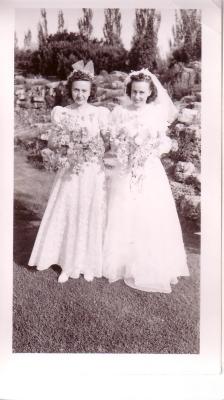 Maid of Honour and Bride