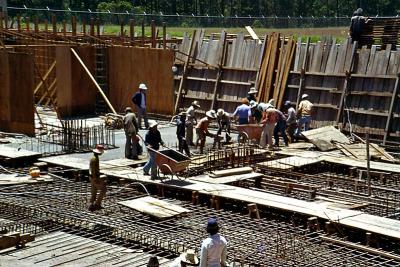 Concrete Pour - Basement slab