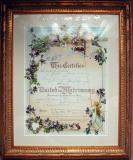 Marriage Certificate for Arthur Henry Woodcock & Sarah Anne Morgan Foster