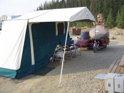 Campground outside Denali National Park. (Check it out Orvy).