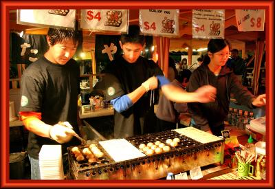 Scallop yaki balls