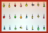 Colorful pendants