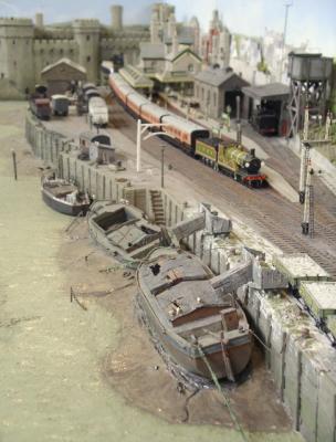 Model railway dock