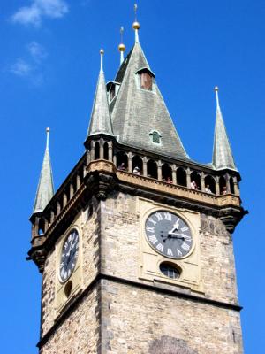 Looking down from the Clock Tower